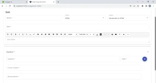 E-Learning Web Application Using Asp.net Core Web API and Angular