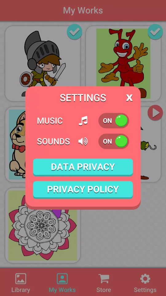 Picture Coloring by Numbers — screenshot 10