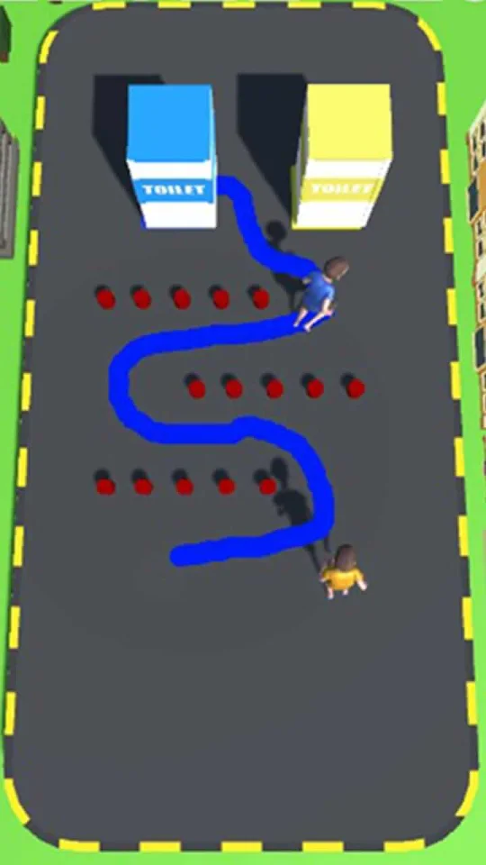 Run to Pee: Toilet Game 64 Bit — screenshot 1