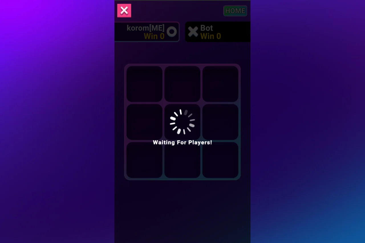 Tic Tac Toe AI & Online Multiplayer (Photon Fusion 2) — screenshot 3