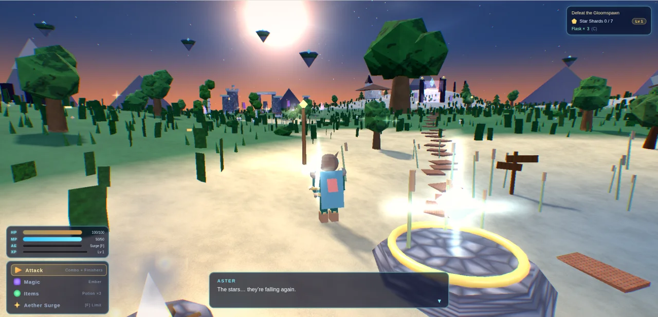 AETHERBLADE Shards of the Fallen Stars — screenshot 3