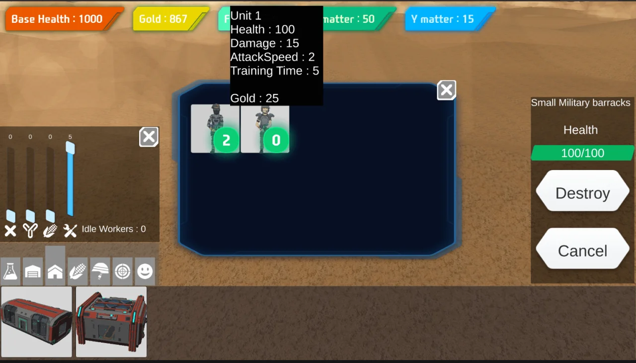 RTS Defense of the Base — screenshot 2