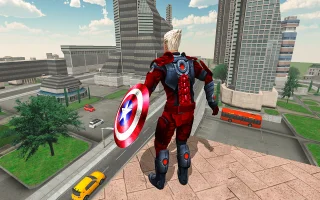 Marvelous Flying Super Hero 3D