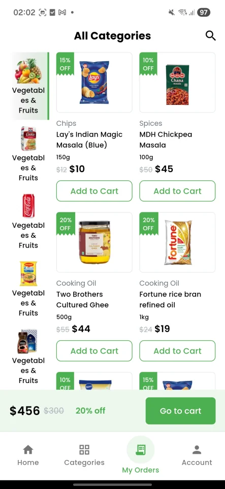 DailyBasket - Grocery Delivery Flutter Application — screenshot 9