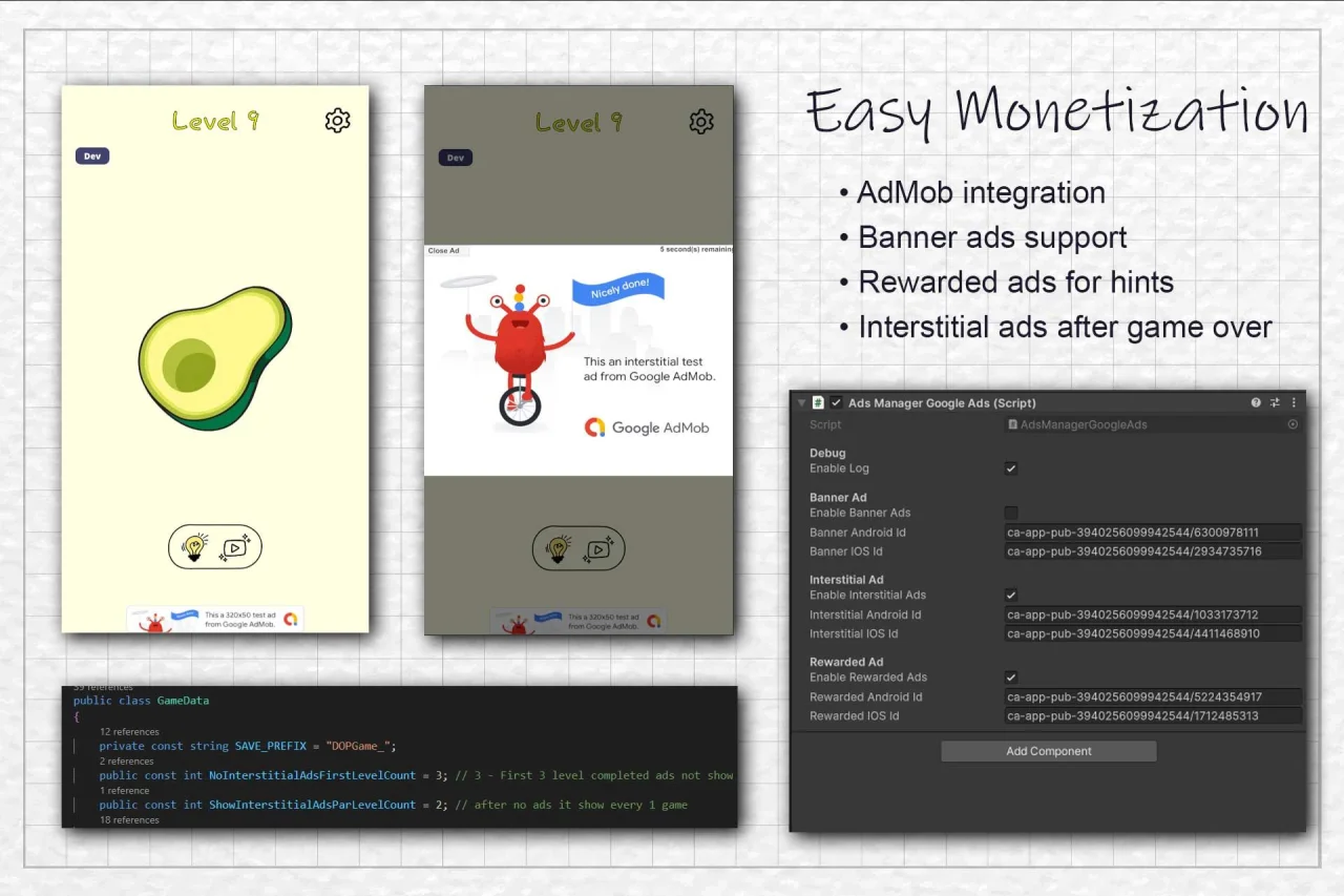 Draw One Piece Unity Template — screenshot 1