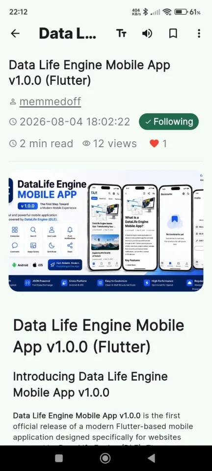 Data Life Engine Mobile App - Flutter — screenshot 10