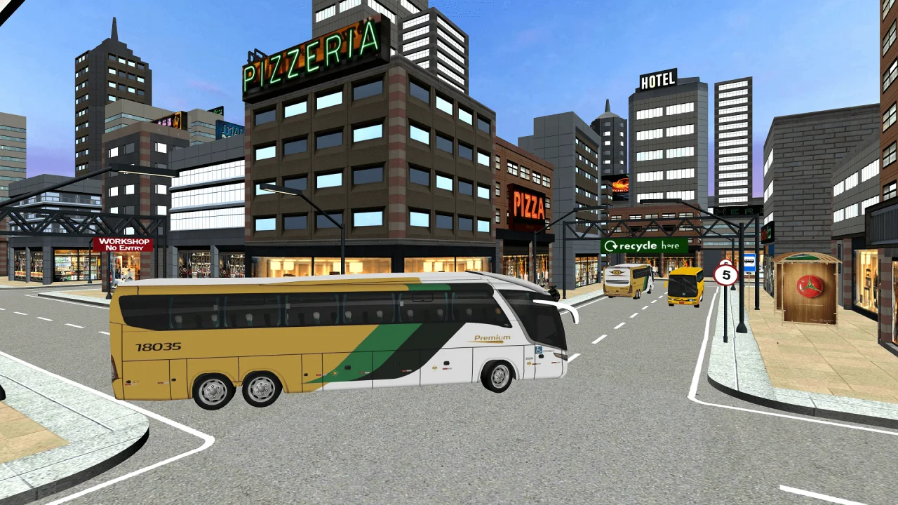 City Coach Bus Passenger Driving: Bus Parking 2021 — screenshot 3