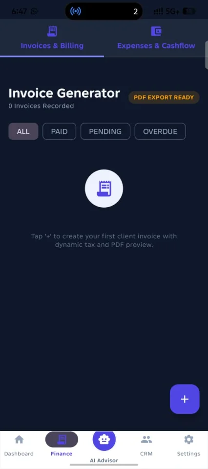 BizPilot AI Business Management & CRM Android App — screenshot 2