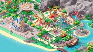 Amusement Park - Low Poly 3D Models Pack