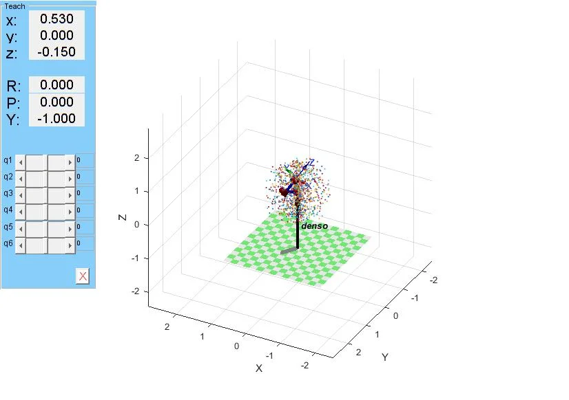 Pick and Place Using Peter Corke Toolbox MATLAB — screenshot 3