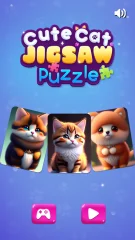 Cute Cat Jigsaw Puzzle[ Construct 3, HTML 5 ]