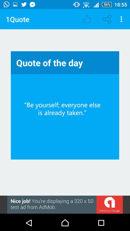 1Quote - Android App Source Code — screenshot 2
