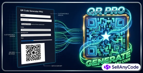 QR Code Generator Pro (Custom, WhatsApp, Instagram & PIX)