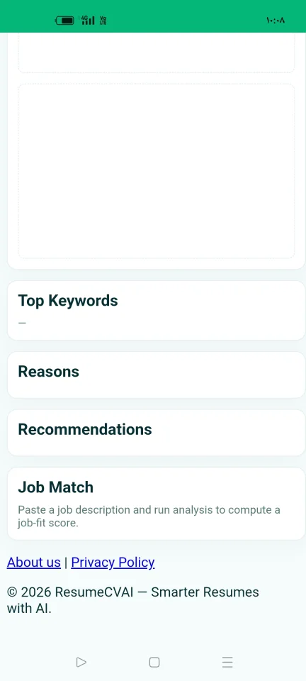 Resume Analyst — screenshot 3