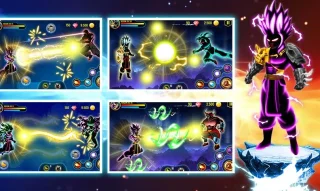 Shadow Goku Saiyan Battle