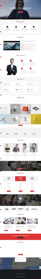 Ratio Digital Agency Website Template — screenshot 6