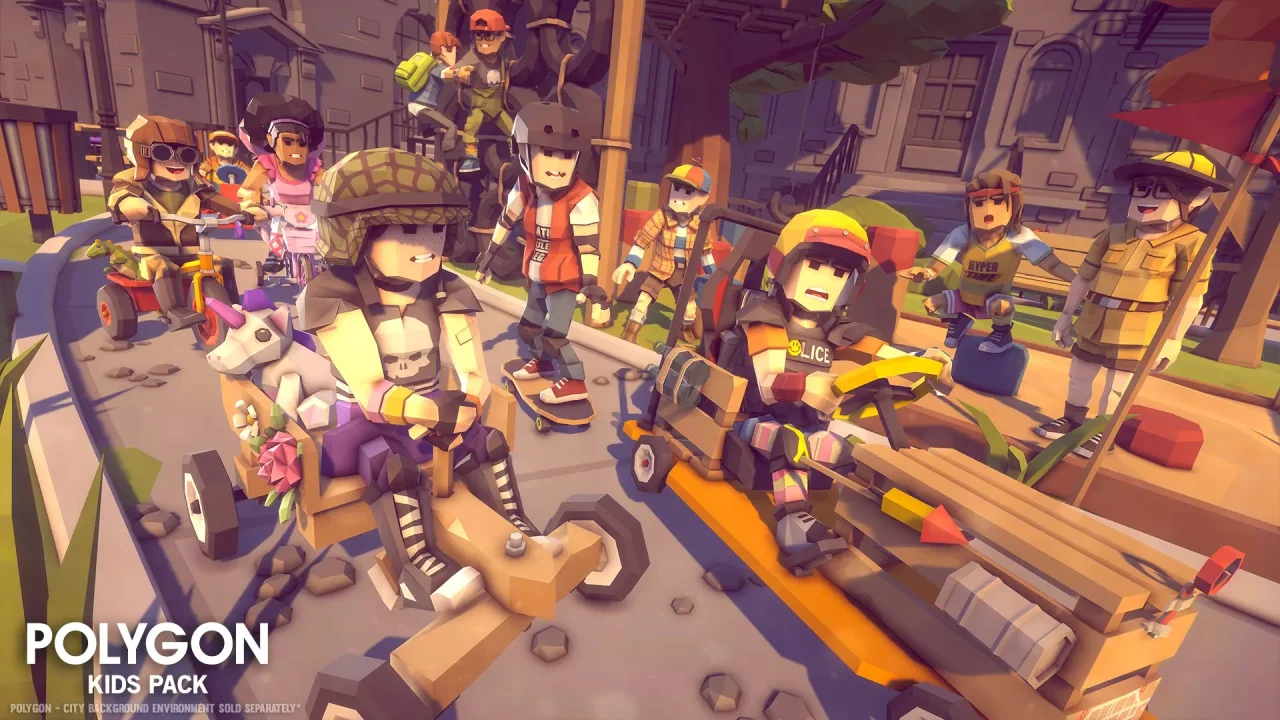 POLYGON Kids - Low Poly 3D Art by Synty — screenshot 2
