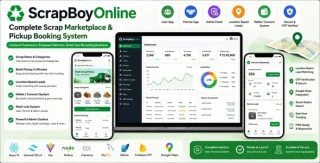 ScrapBoyOnline – Complete Scrap Marketplace & Pickup Booking System (React & Node.js)