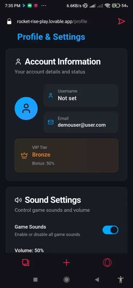 Crash Game Node.js Realtime Engine + Advanced RTP Control + Provably Fair + Referral & Wallet System (Full Admin Panel) — screenshot 5