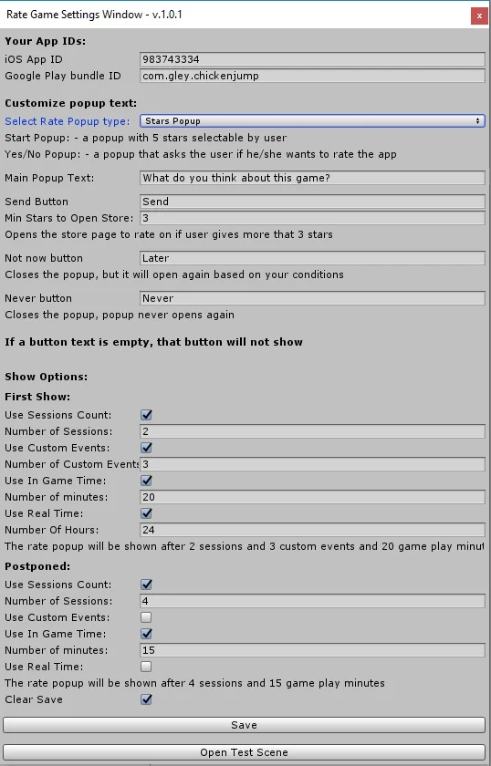 Rate Game Popup (Android & iOS) — screenshot 2