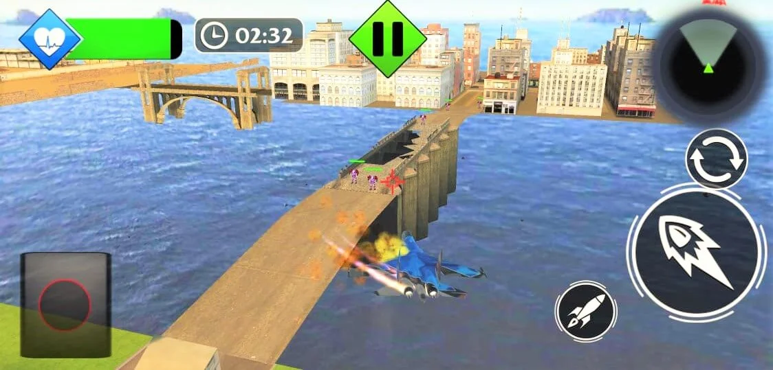 Airplane Jet Robot Transform Robot: Robot Car Transform 64 Bit — screenshot 8