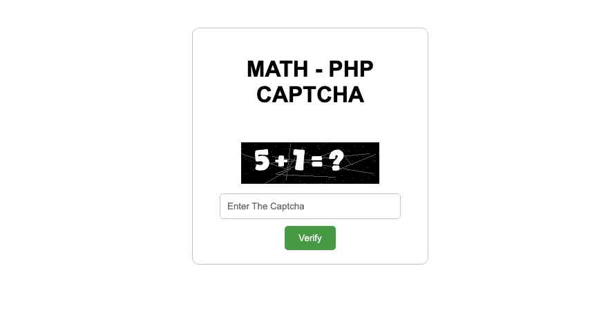 Secure PHP Captcha — screenshot 3