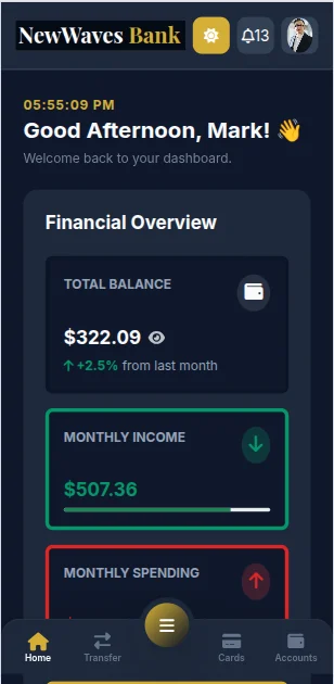 NewWaves Bank — screenshot 6