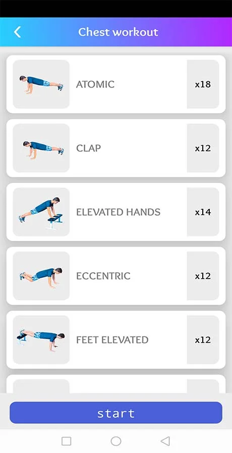Android Workout Pro - Men Workout & Women Workout App (v2) — screenshot 8