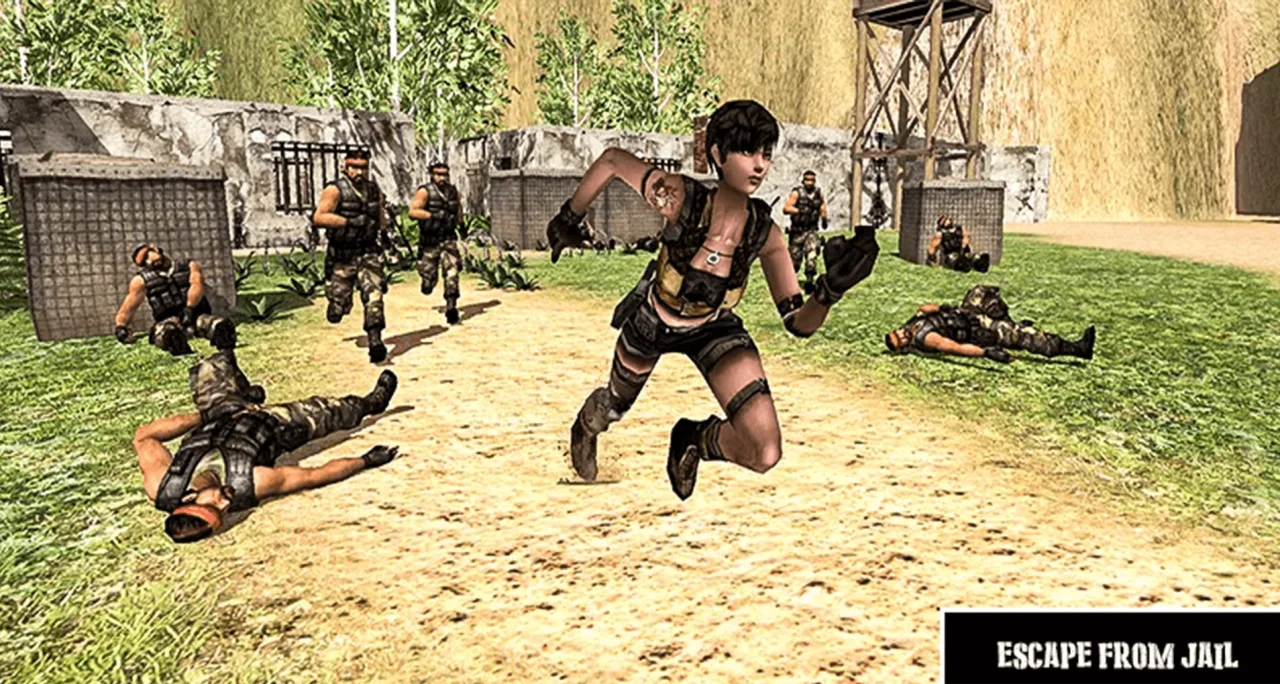 Girl Spy Commando Jail Escape Adventure Simulator — screenshot 1
