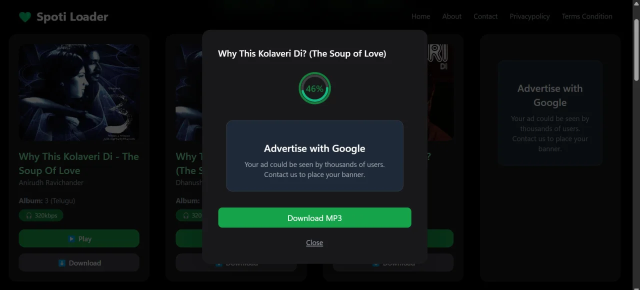 SpotiLoader Search & Download MP3 Songs — screenshot 4