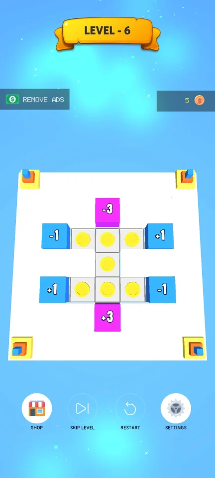 Make It Zero – Hypercasual Puzzle Game — screenshot 1