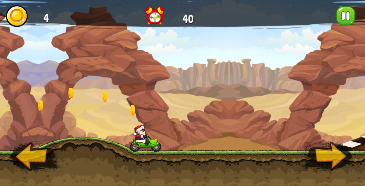 Santa Moto Race: Buildbox Game — screenshot 5