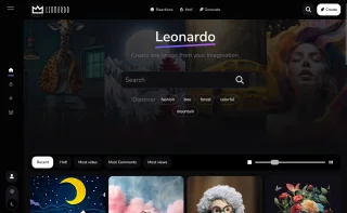 Leo - AI Image Generation and Gallery Script Website PHP 3.2
