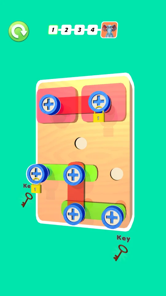 Screw Pin 3D Nuts Jam Puzzle — screenshot 2