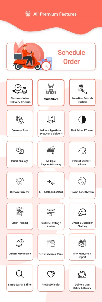 eFood - Food Delivery App with Laravel Admin Panel + Delivery Man App V7.0 — screenshot 4