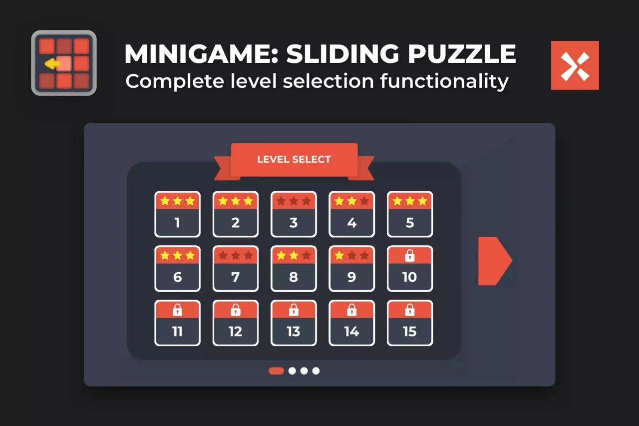 Sliding Puzzle Game Template — screenshot 2