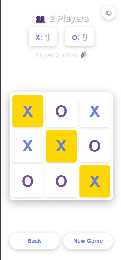 XO Game - Modern HTML5 Tic Tac Toe — screenshot 3