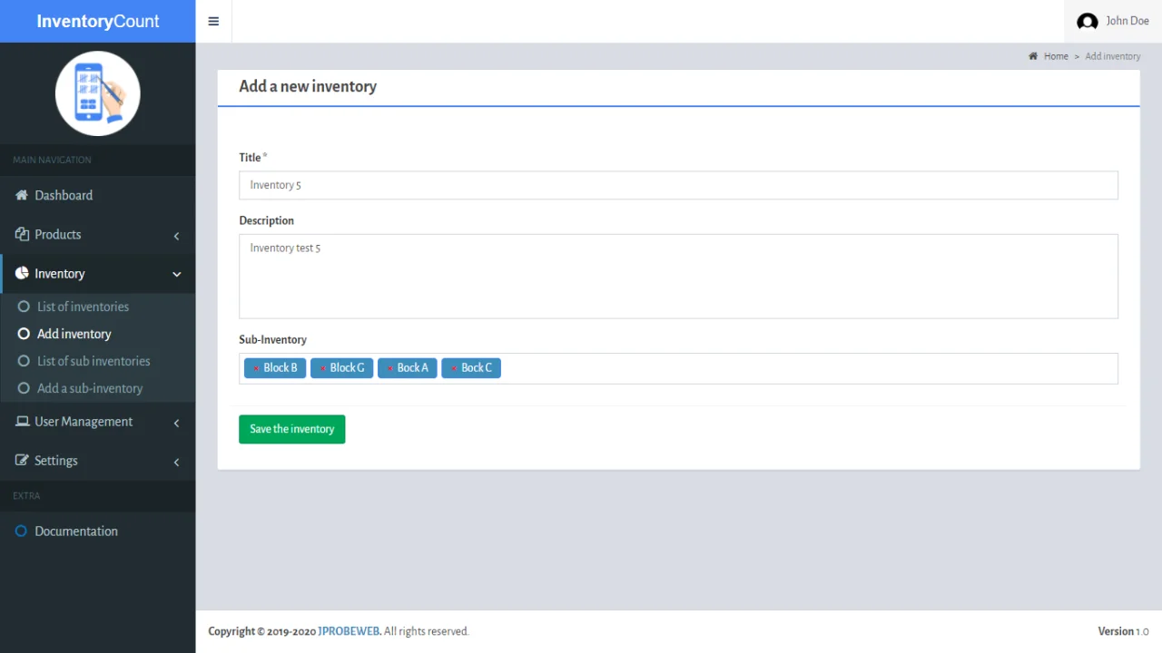 InventoryCount - Complete Physical Inventory Count Management System — screenshot 2