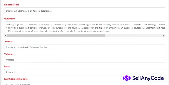 Manuscript Peer Review System Using ASP.NET Core