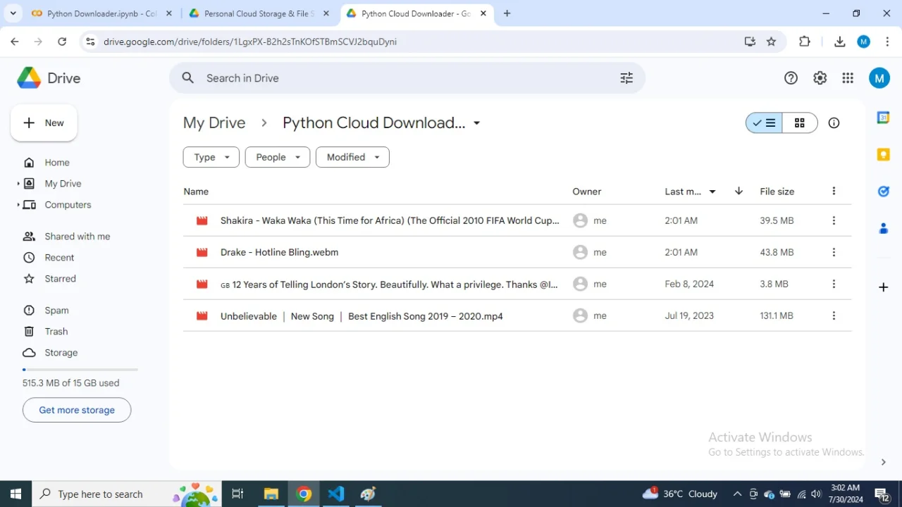 Cloud Video Downloader — screenshot 3