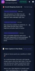 ContentSpark AI AI Social Media Content Generator Android App