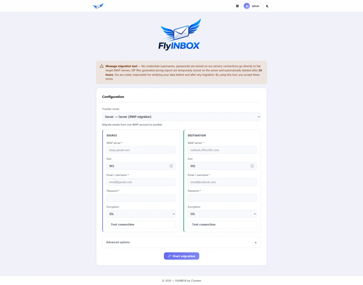 FlyINBOX — screenshot 1