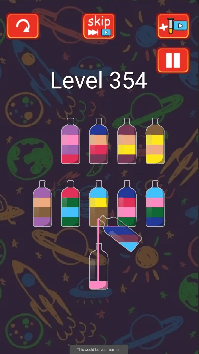 Liquid Sort, Water Sort Puzzle, (Complete Unity Game +Unity Ads) — screenshot 5