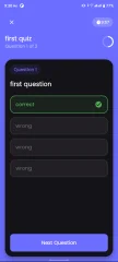 Quiz App with Admin Dashboard
