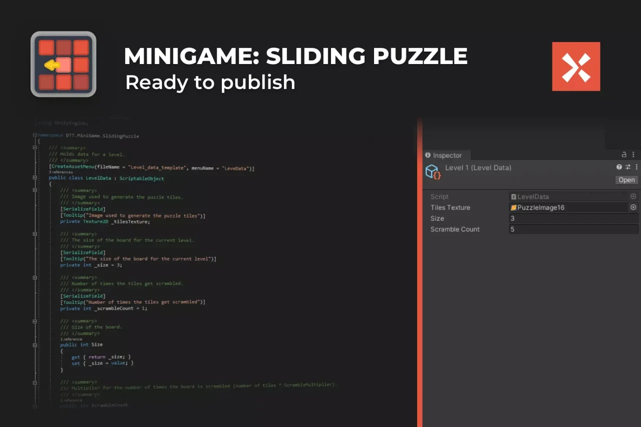 Sliding Puzzle Game Template — screenshot 3