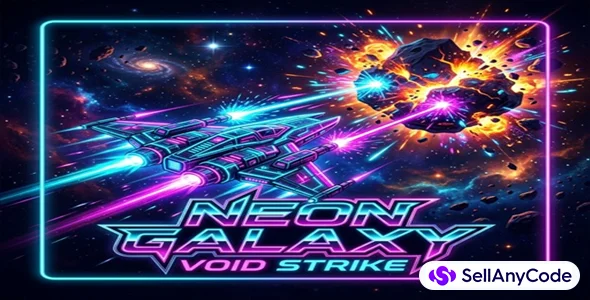 Neon Galaxy: Void Strike - Complete HTML5 Space Shooter Game — cover