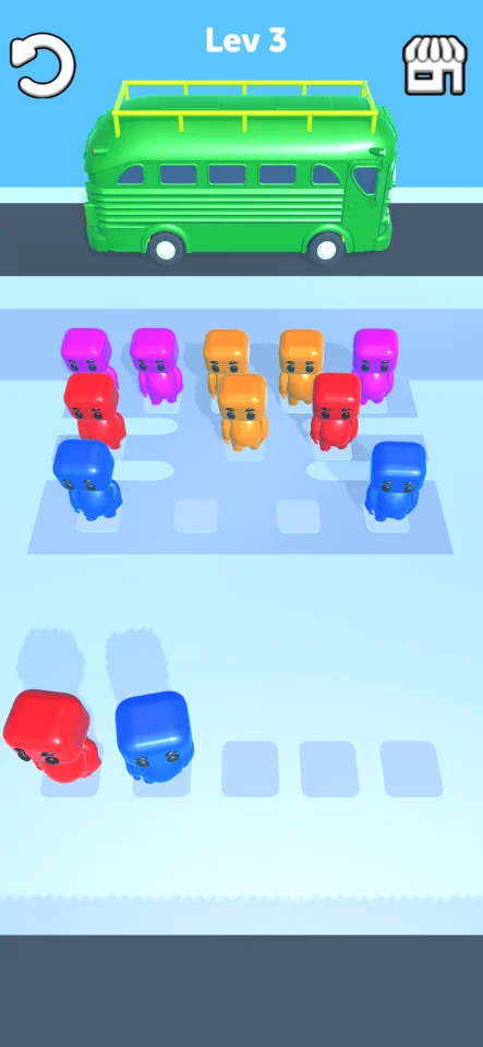 Seat Sort Puzzle 3D — screenshot 1