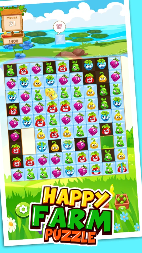 Match 3: Happy Rush Puzzle. Farm 3 Match Game Template Unity. Earning Money Every Month (Include Graphics) — screenshot 5