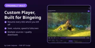 StreamAlly Vault - OTT, Movies, TV Series & Live TV Streaming Platform | PHP Video Streaming Script