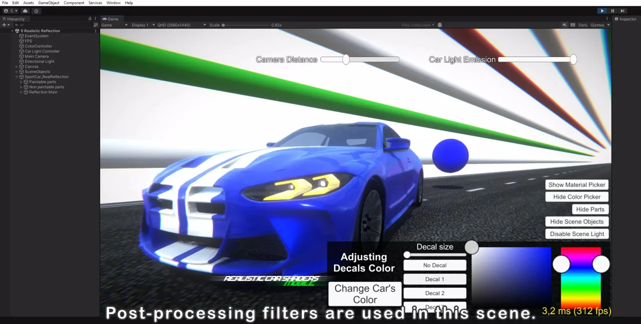 Realistic Car Shaders - Mobile — screenshot 1